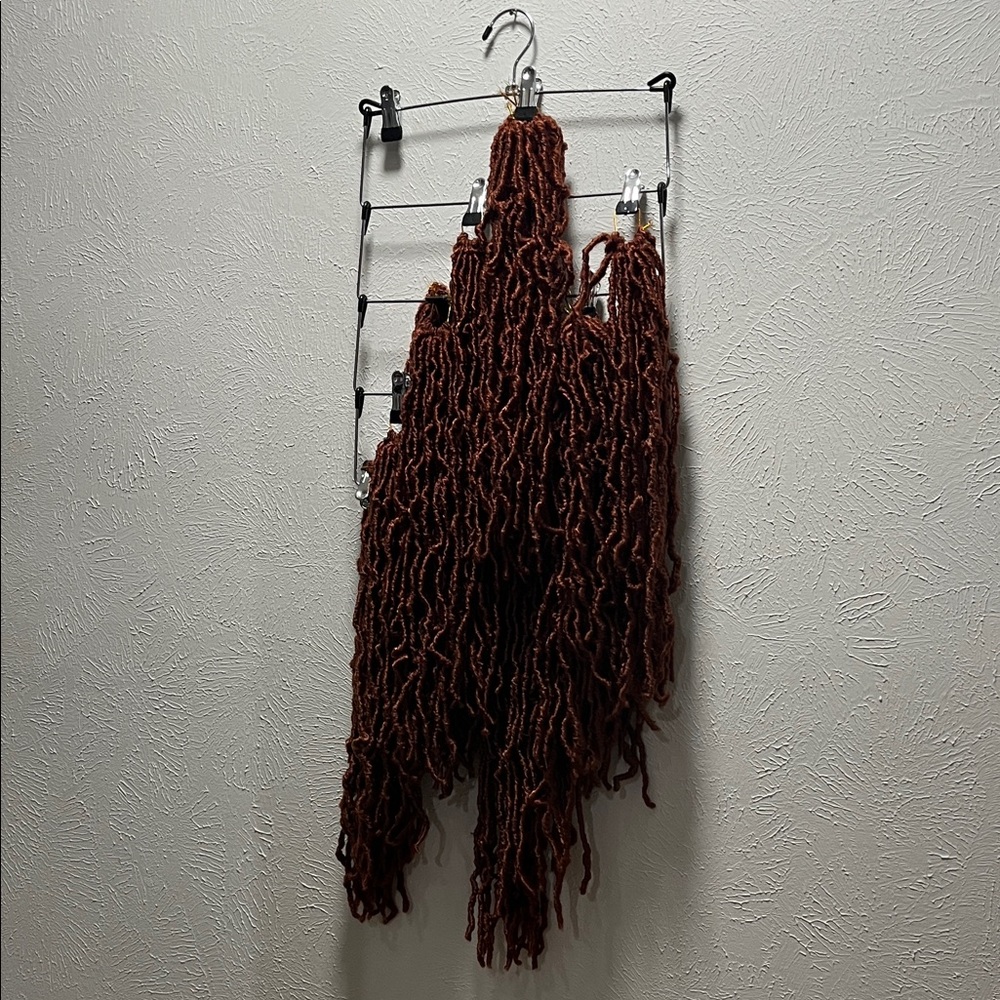 NWOT 18 Inch Copper Red Faux Locs Crochet Hair for Women